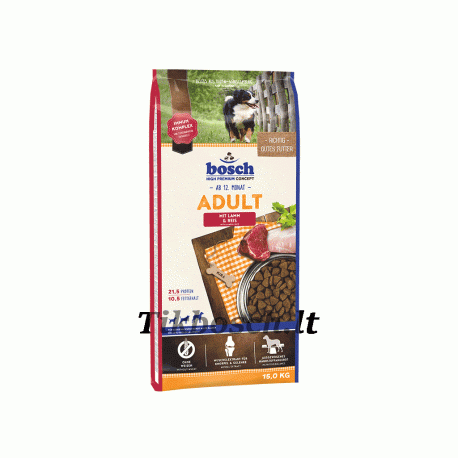 bosch ADULT LAMB & RICE 15kg + 3kg